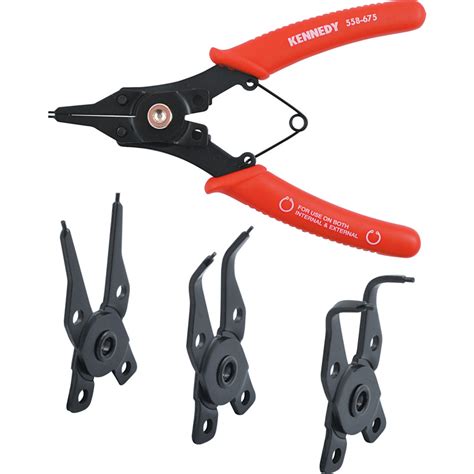 612 Circlip Pliers Set 4 Ken 558 6750k Rm10920 Hand Tools