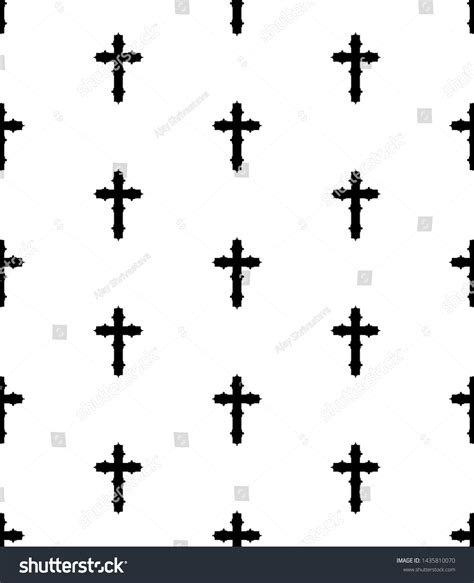 Christian Cross Seamless Pattern Vector Art Stock Vector Royalty Free