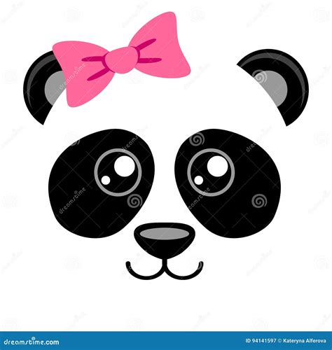 Pink Panda Bear Clip Art