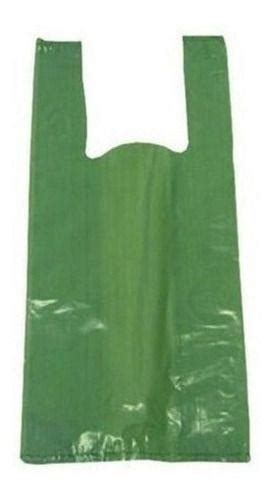 Sacola Reciclada Verde 60 Cm X 80 Cm Pacote 5kg 150 Und HIGIPACK