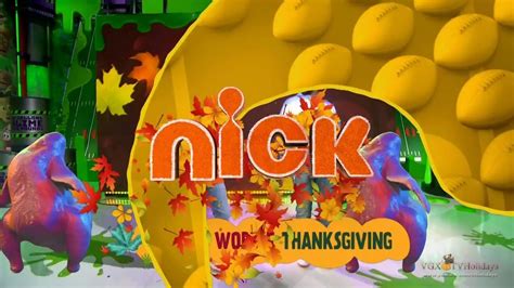 Nickelodeon HD US Thanksgiving NFL Slime Time Advert 2022 🦃 Feast Mode ...