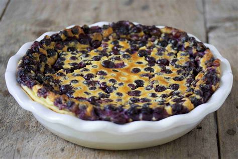 Blueberry Clafoutis FoodVox