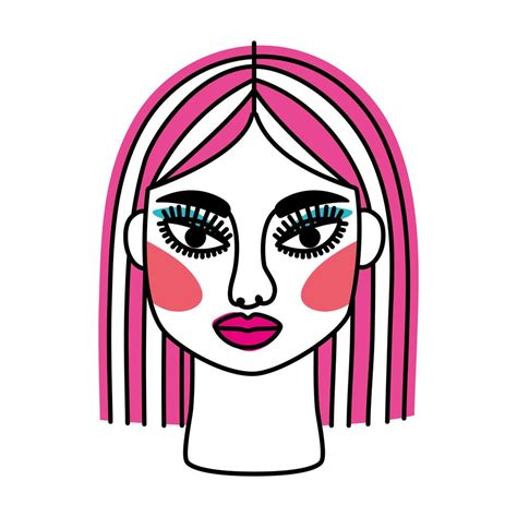 Woman Face Illustration 2739833 Vector Art At Vecteezy