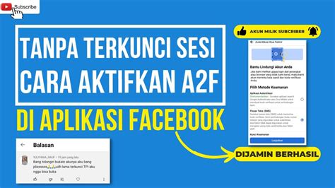 Tanpa Terkunci Sesi Cara Aktifkan Autentikasi Dua Faktor Di Facebook