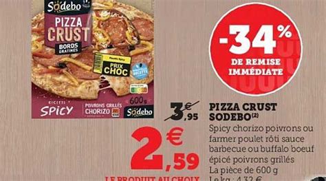 Promo Pizza Crust Sodebo Chez Hyper U Icatalogue Fr