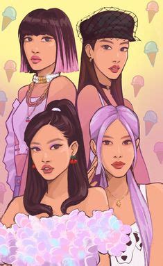 This Is A 4 6 Mini Print Of My BLACKPINK Fan Art It Is Printed On