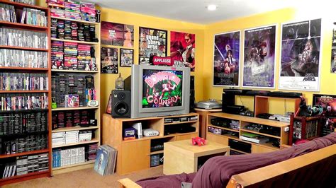 Game Room Tour 2 300 Games Video Game Bedroom Game Room Video