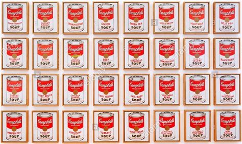 Warhol Andy Obra Latas De Sopa Campbell T Cnica Pintura Sobre