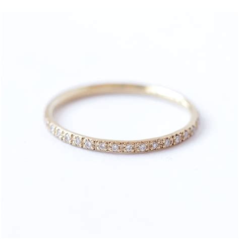 Diamond Eternity Band, Eternity Wedding Band, Thin Diamond Ring, Thin ...