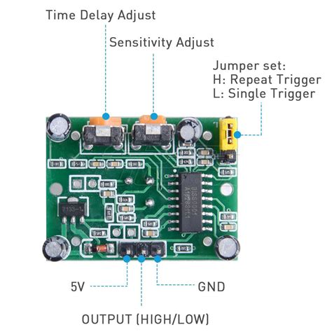 M Dulo Detector De Movimiento Pir Infrarrojo Para Grandado