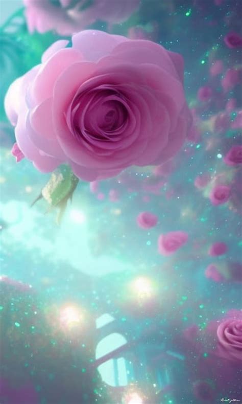 Rose pastel glowy wallpaper by xRebelYellx on DeviantArt