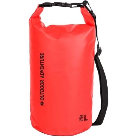 Sac Étanche TRAHOO Idéal pour Sports Nautiques Rouge Cdiscount Sport