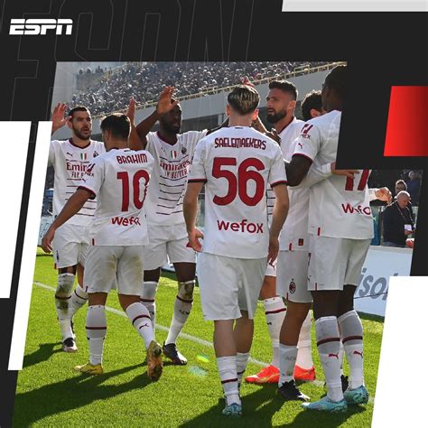 ESPN Ecuador on Twitter MILAN SE MANTIENE CERCA DEL LÍDER En