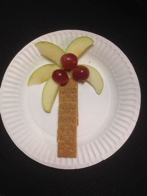 Chicka Chicka Boom Boom Snack We Made Today In The Preschool Read The Book For The Umpteenth