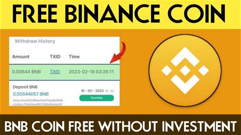 Earn Free Unlimited Bnb Free Binance Direct Wallet Faucet Legit