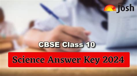 Cbse Class 10 Science Answer Key 2024 Pdf All Sets