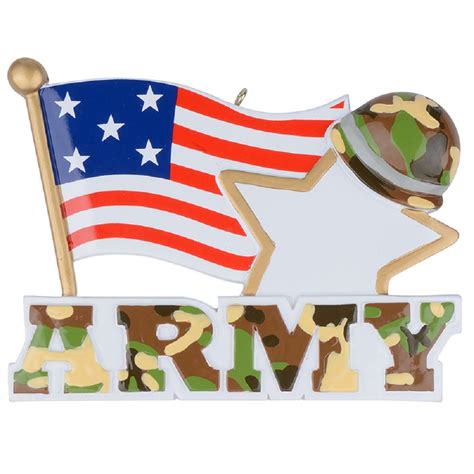 Maxora Personalized Army Ornament – Christmas Collections Wholesalers