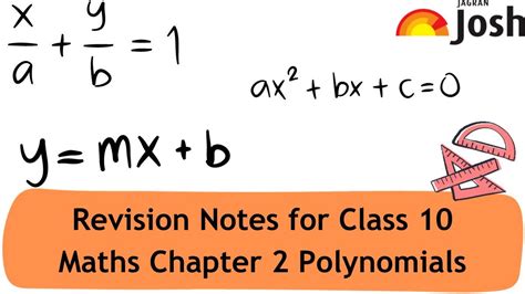 Cbse Class 10 Mathematics Chapter 2 Polynomials Notes Download Pdf