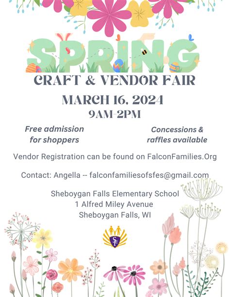 Falcon Families Spring Craft And Vendor Fair