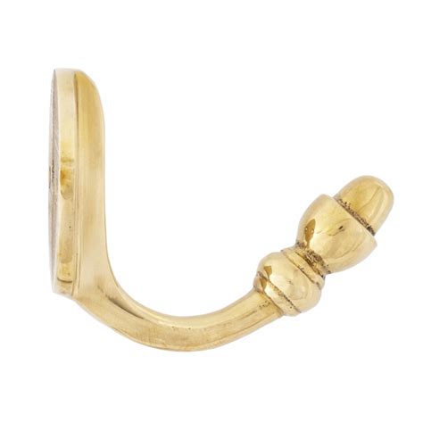 Polished Brass Coat Hook From The Anvil Range Period Home Style