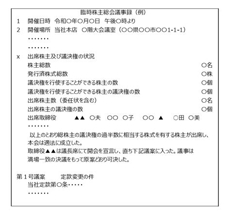 定款 変更 記載 例｜定款変更の手続き｜必要書類と流れを解説