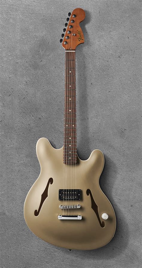 Fender Tom DeLonge Starcaster Satin Shoreline Gold エレキギター トムデロング