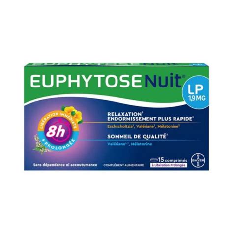 Bayer Euphytose Nuit Lp Mg Comprim S