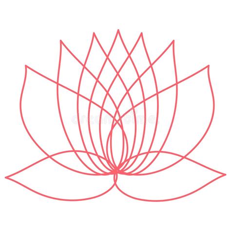 Pink Lotus Flower Logo Stock Illustrations 4376 Pink Lotus Flower