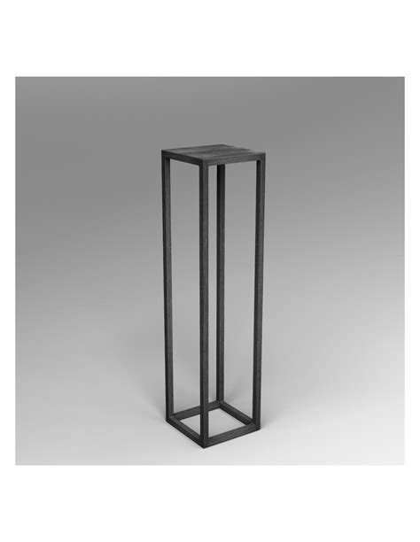 Steel Frame Industrial Finish Plinth London Art Retail Events