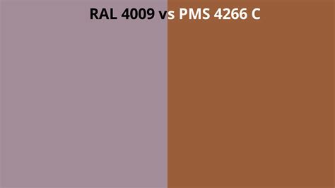 Ral 4009 Vs Pms 4266 C Ral Colour Chart Uk