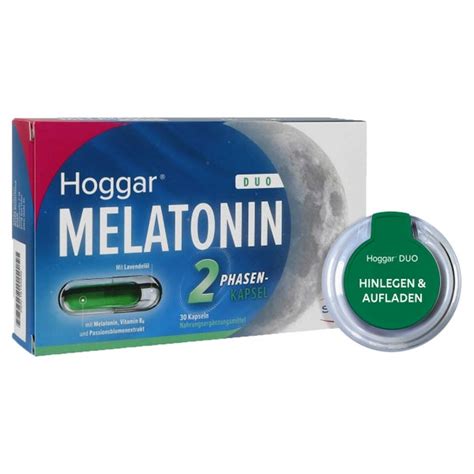 Hoggar Melatonin DUO Einschlaf Kapseln 30 St 30 St Online Kaufen