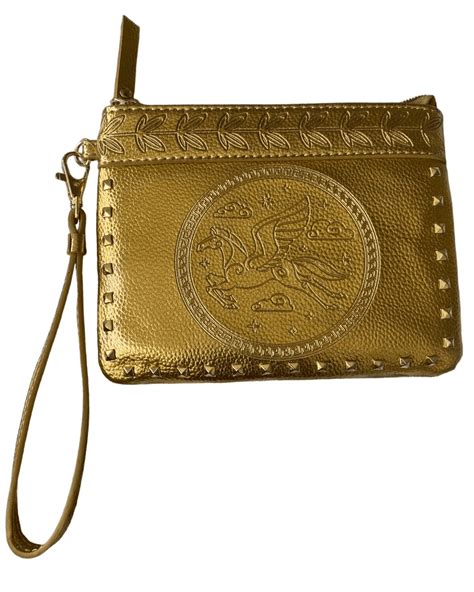 Disney Hercules 25th Anniversary Golden Wristlet Wallet