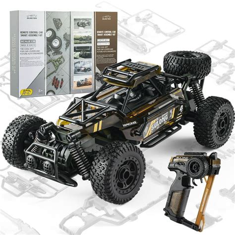 1: 18 RC Car DIY Kits, 1/18 Scale 4×4 Remote Control Car Model Building ...