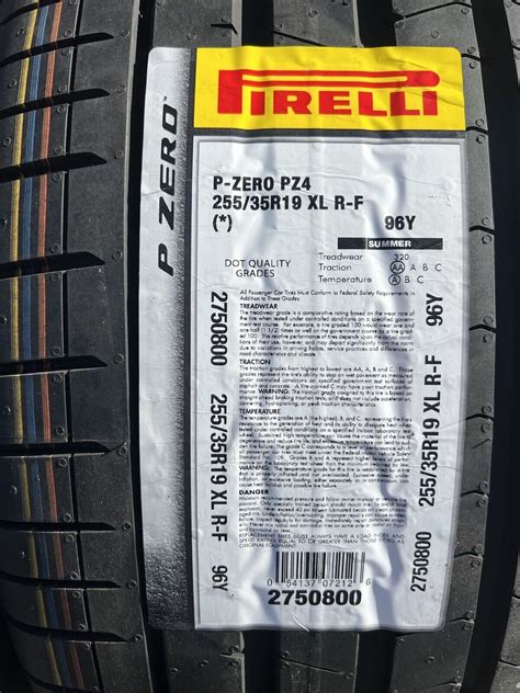 Two New Pirelli P Zero Pz4 Run Flat Rft 255 35r19 Star ★ Bmw Pzero R F Rsc Tires Ebay