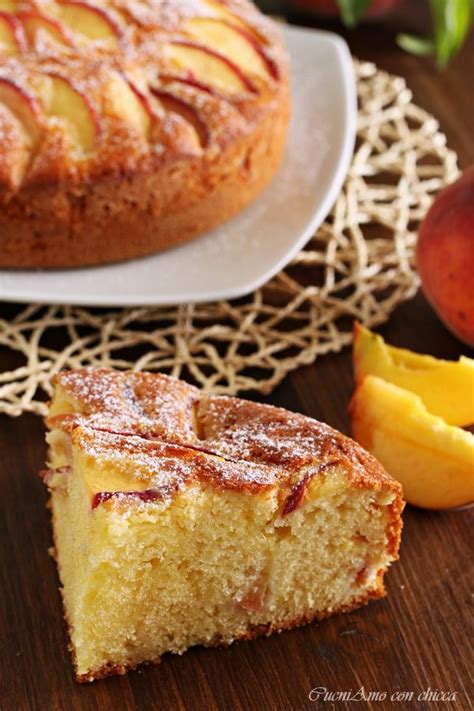 Torta Di Pesche E Yogurt Cuciniamo Con Chicca