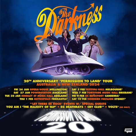 THE DARKNESS ANNOUNCE EXTRA DATES FOR PERMISSION TO LAND 20TH