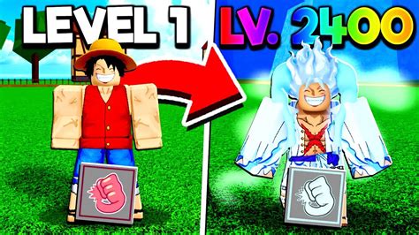 LUFFY CHEGOU NO 2400 E DERROTOU TODOS OS BOSSES E RAID NO BLOX FRUITS