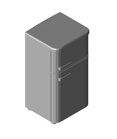 Low Poly Fridge D Model Sandraolgang Thangs