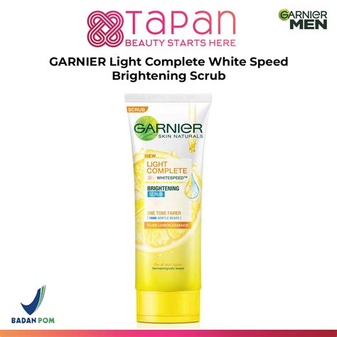 Garnier Light Complete White Speed Brightening Scrub Lazada Indonesia