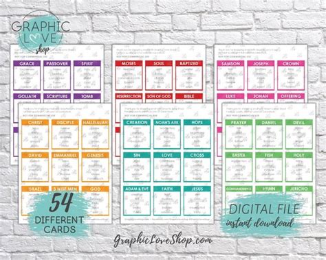 Free Printable Bible Taboo Cards Free Templates Printable