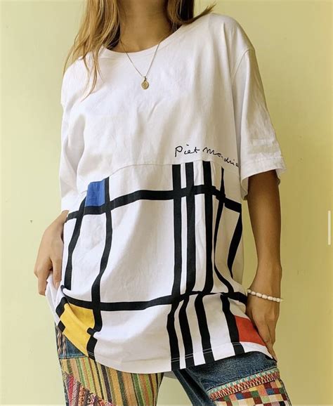 Uniqlo Sprzny Piet Mondrian Shirt Men S Fashion Tops Sets Tshirts