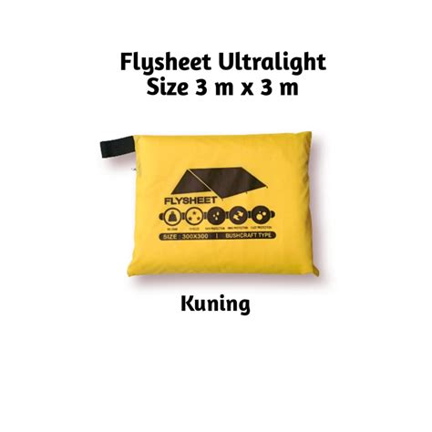 Jual Flysheet X Ultra Light Flysheet Atap Tenda Bushcraft Trapteen