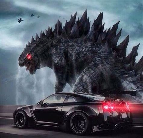 Godzilla Vs Godzilla Japanese Nissan Gtr Nissan Gtr R35 Nissan