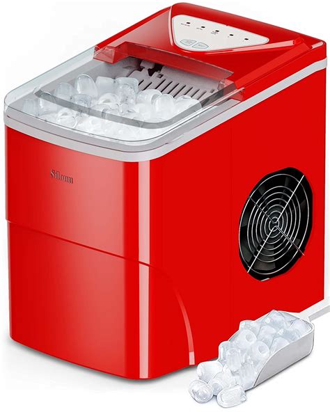 Amazon Silonn Ice Makers Countertop Cubes Ready In Mins