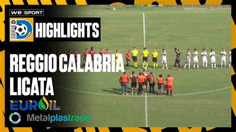 LFA Reggio Calabria Vs Licata Serie D Gir I Giornata 7 YouTube