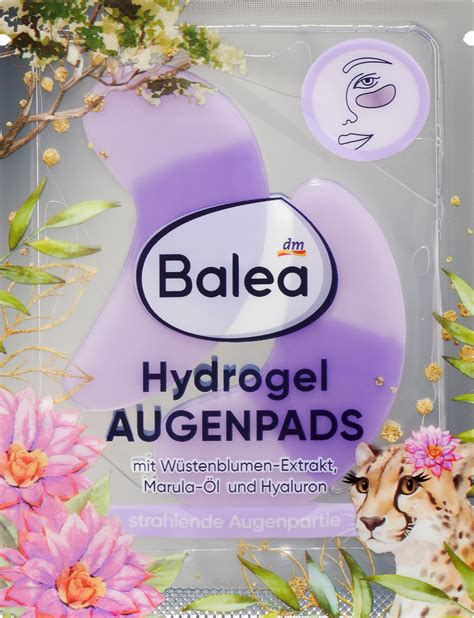 Balea Hydrogel Augenpads 2 farbig flieder 2 St dauerhaft günstig