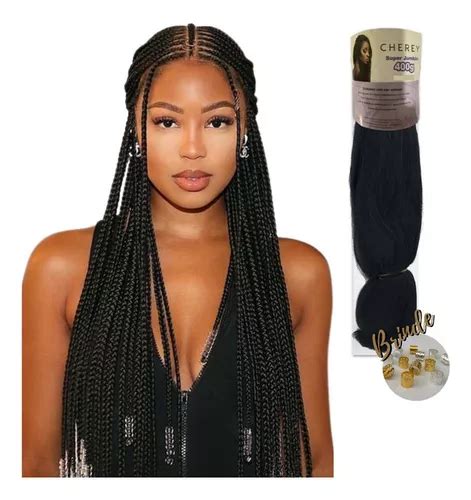 Cabelo Jumbo Cherey 390 Gramas Para Tranças Box Braids R 39 em Magé