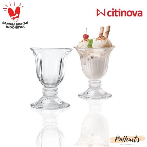 Jual Gelas Kaca Citinova Gelato Ml Isi Pcs Gelas Ice Cream