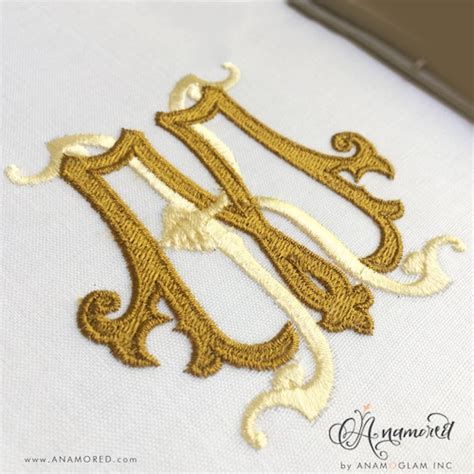 Interlocking B And S Monogram Embroidery Design For Etsy