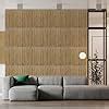 Amazon STICKGOO 12 PCS 3D Slat Wall Panels 19 7 X 19 7 Faux